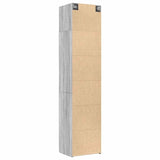 Armoire de rangement mince sonoma gris 50x42,5x225 cm