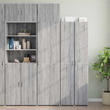 Armoire de rangement mince sonoma gris 50x42,5x225 cm