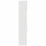 Armoire de rangement mince blanc 50x42,5x225 cm