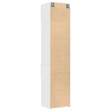 Armoire de rangement mince blanc 50x42,5x225 cm