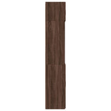 Armoire de rangement chêne brun 70x42,5x225cm bois d'ingénierie