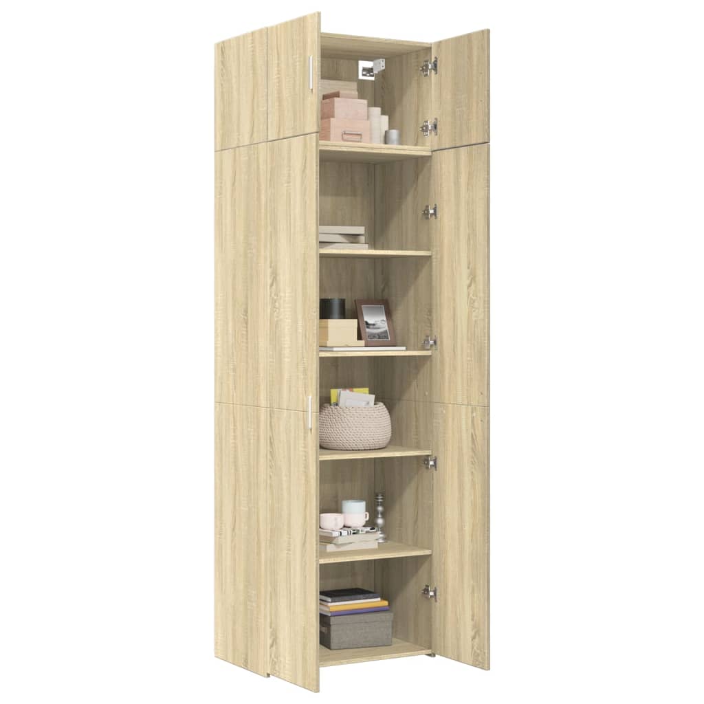 Armoire de rangement chêne sonoma 70x42,5x225 cm