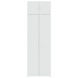 Armoire de rangement blanc 70x42,5x225 cm bois d'ingénierie