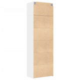 Armoire de rangement blanc 70x42,5x225 cm bois d'ingénierie