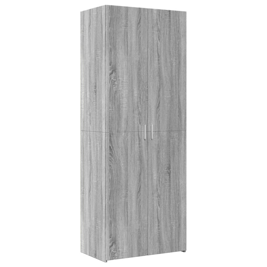 Armoire de rangement sonoma gris 70x42,5x225 cm