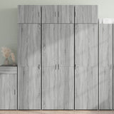 Armoire de rangement sonoma gris 70x42,5x225 cm