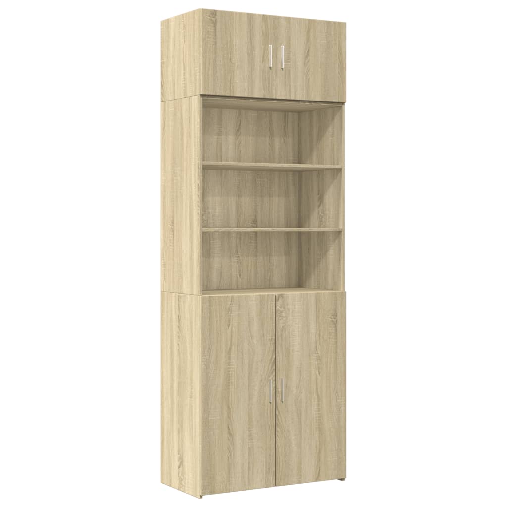 Armoire de rangement chêne sonoma 80x42,5x225 cm