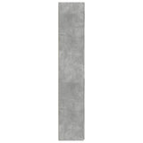 Armoire de rangement gris béton 80x42,5x225cm bois d'ingénierie