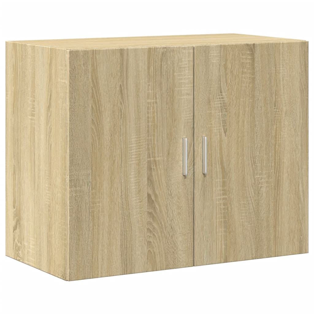 Hohes Sideboard aus Sonoma-Eiche, 80 x 42,5 x 249 cm, Holzwerkstoff