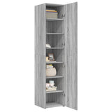 Buffet haut sonoma gris 40x42,5x185 cm bois d'ingénierie