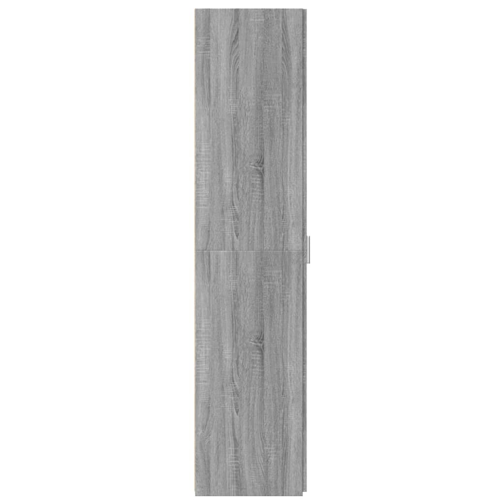 Buffet haut sonoma gris 40x42,5x185 cm bois d'ingénierie