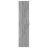 Buffet haut sonoma gris 40x42,5x185 cm bois d'ingénierie