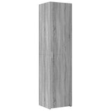 Buffet haut sonoma gris 45x42,5x185 cm bois d'ingénierie