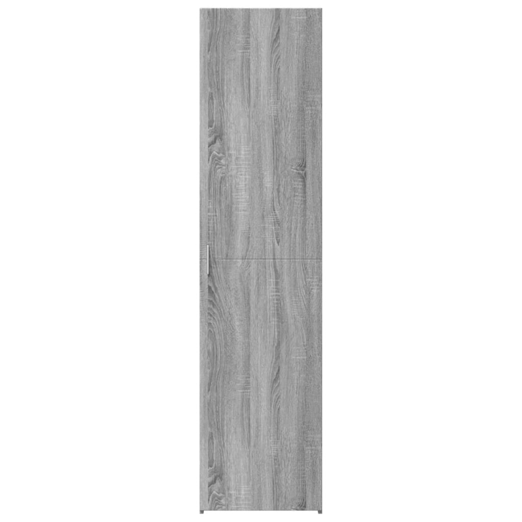 Buffet haut sonoma gris 45x42,5x185 cm bois d'ingénierie