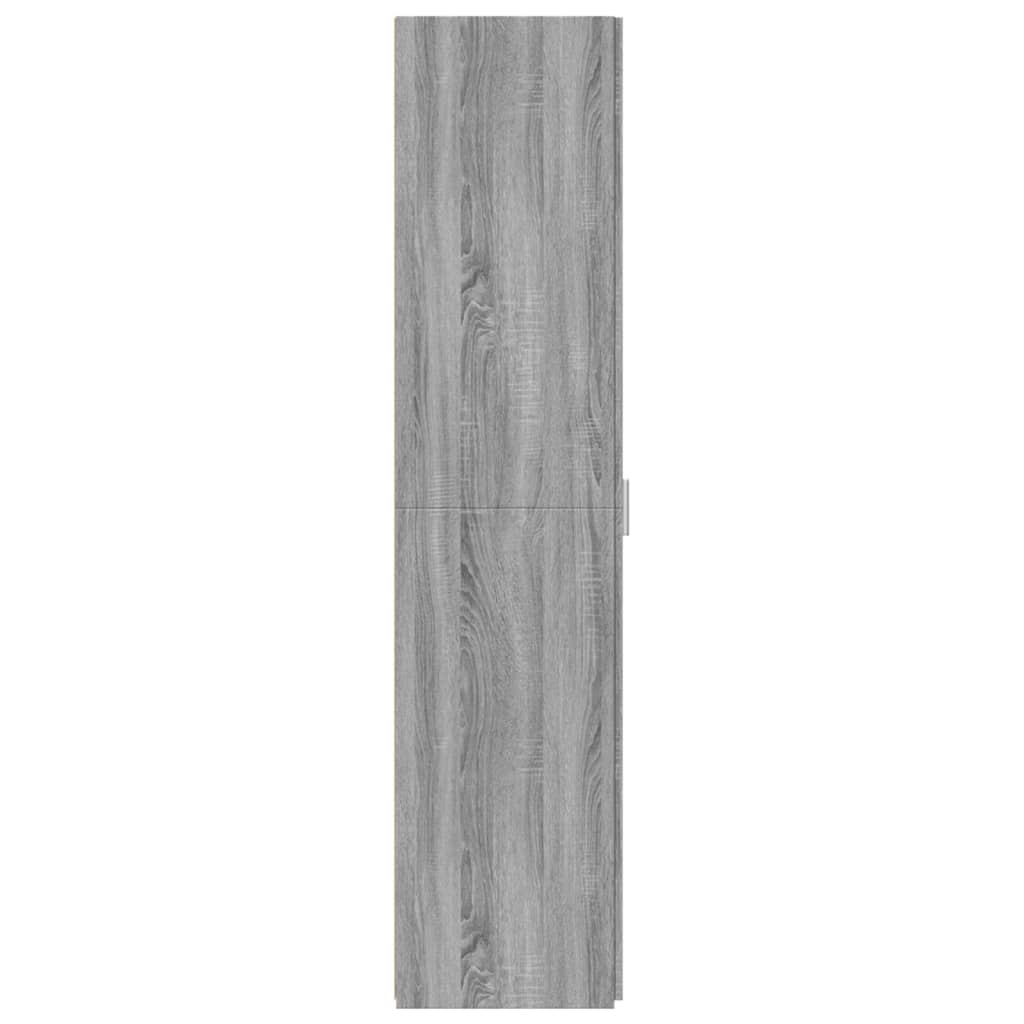 Buffet haut sonoma gris 45x42,5x185 cm bois d'ingénierie