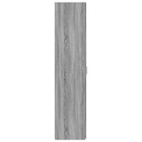 Buffet haut sonoma gris 45x42,5x185 cm bois d'ingénierie