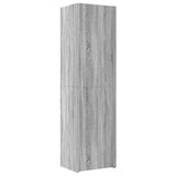 Buffet haut sonoma gris 50x42,5x185 cm bois d'ingénierie