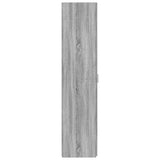 Buffet haut sonoma gris 50x42,5x185 cm bois d'ingénierie