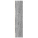 Buffet haut sonoma gris 70x42,5x185 cm bois d'ingénierie