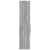 Buffet haut sonoma gris 40x42,5x185 cm bois d'ingénierie