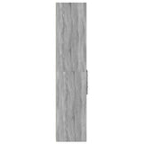 Buffet haut sonoma gris 45x42,5x185 cm bois d'ingénierie