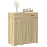 Sonoma oak sideboard 80x42.5x93 cm engineered wood