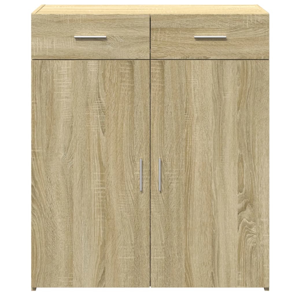 Sonoma oak sideboard 80x42.5x93 cm engineered wood