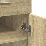 Sonoma oak sideboard 80x42.5x93 cm engineered wood