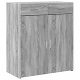 Buffet sonoma gris 80x42,5x93 cm bois d'ingénierie