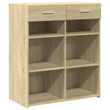 Sonoma oak sideboard 80x42.5x93 cm engineered wood