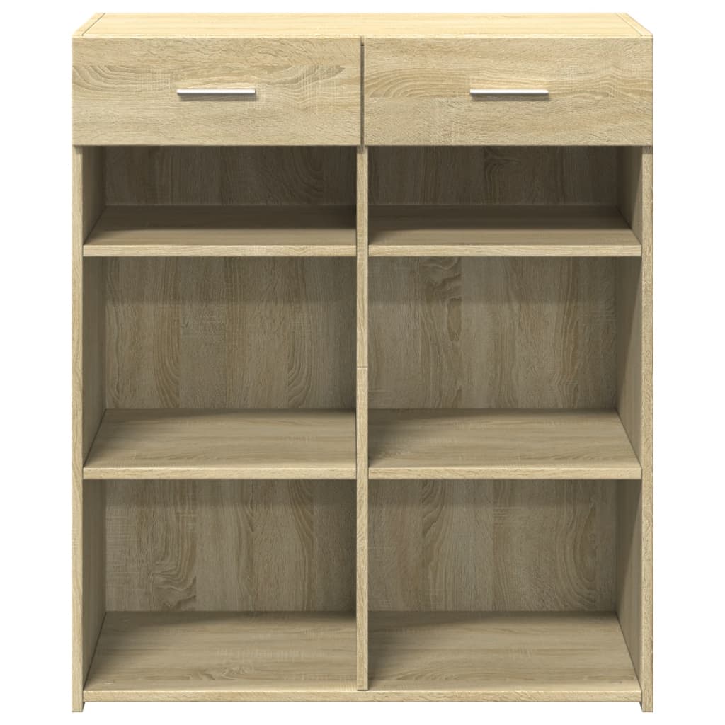 Sonoma oak sideboard 80x42.5x93 cm engineered wood