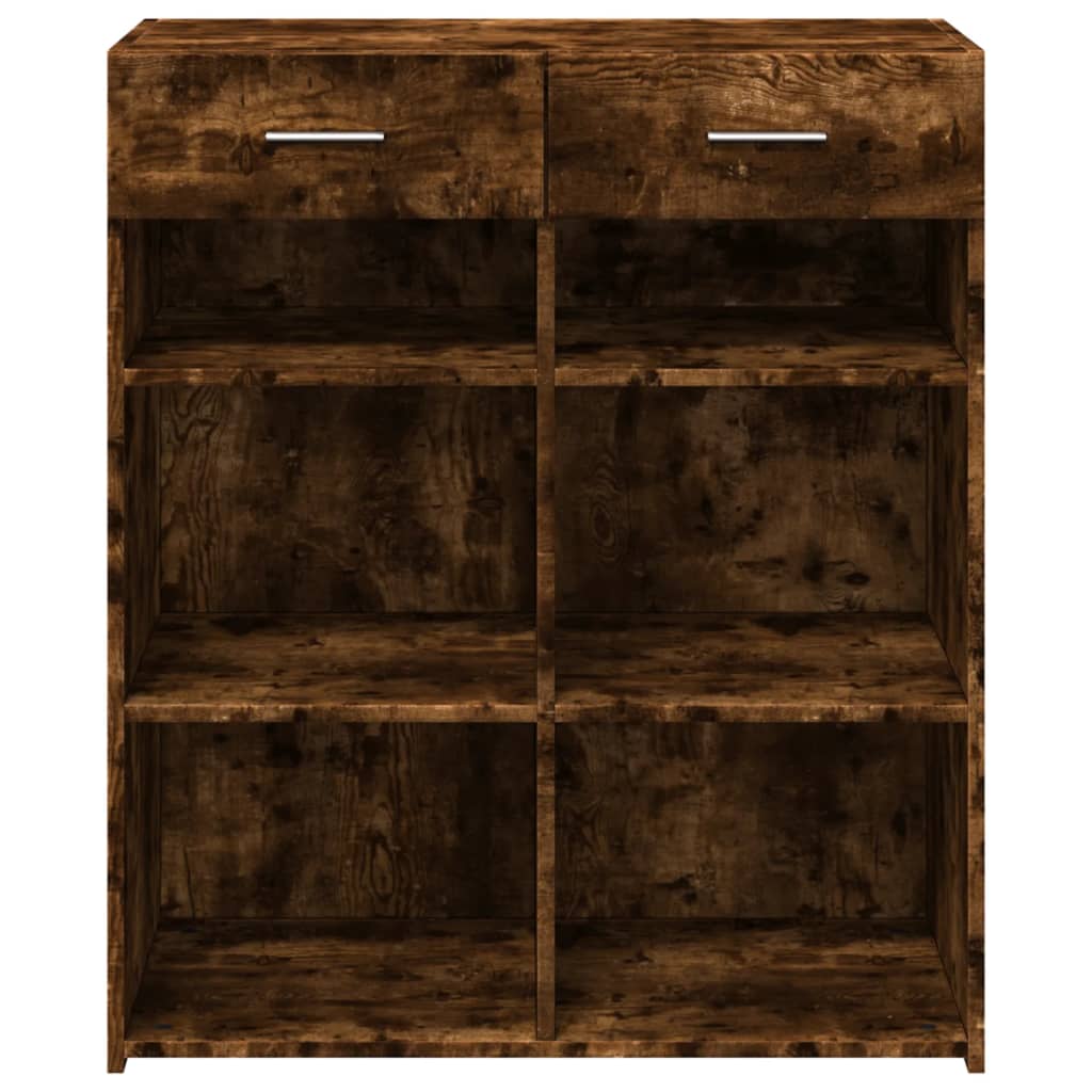 Smoked oak sideboard 80x42.5x93 cm engineered wood