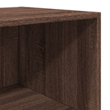 High sideboard brown oak 45x41x185 cm engineered wood