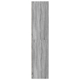 Buffet haut sonoma gris 50x41x185 cm bois d'ingénierie