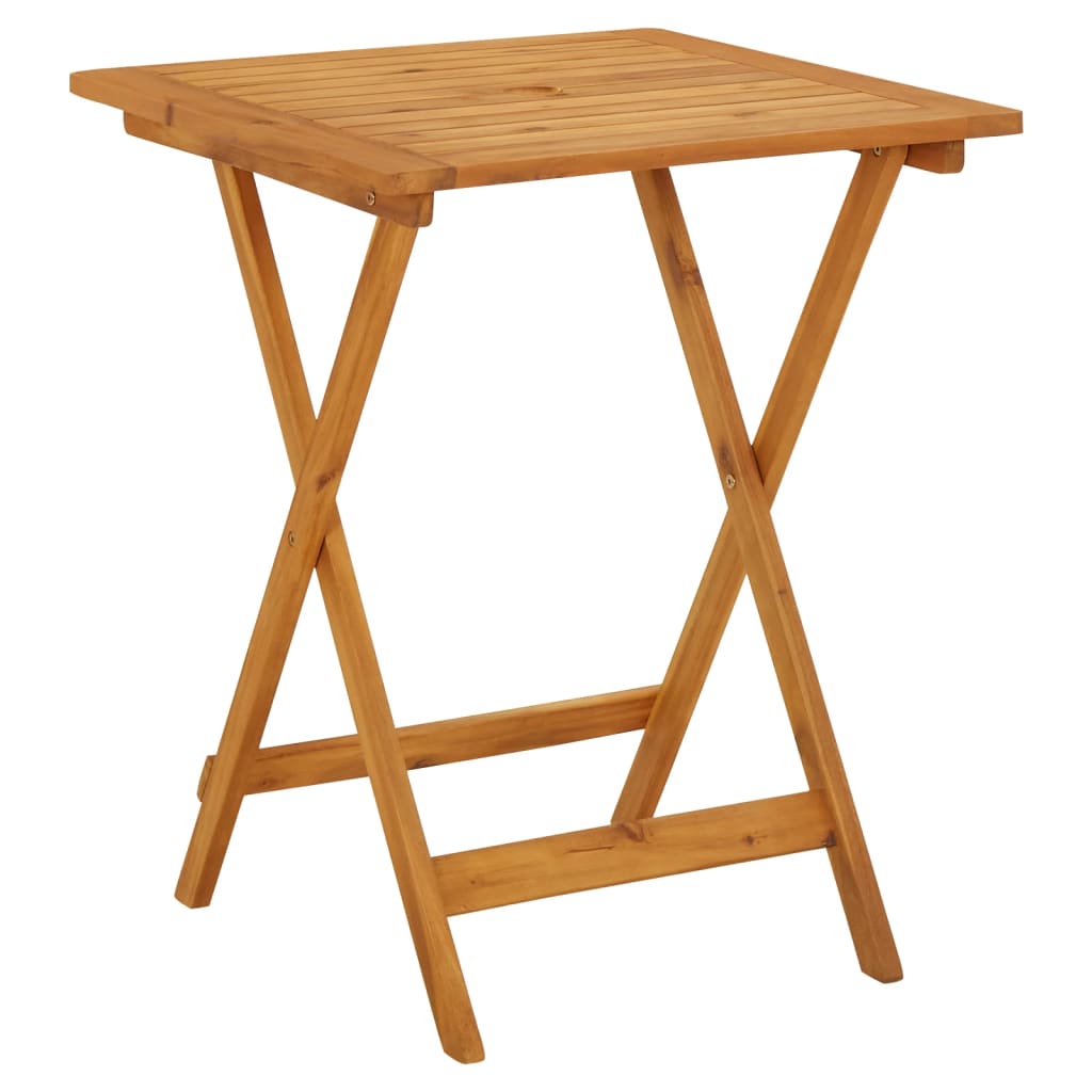 Ensemble de bistro 3 pcs beige résine tressée et bois massif