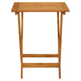 Ensemble de bistro 3 pcs beige résine tressée et bois massif