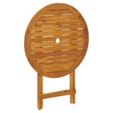 Ensemble de bistro 3 pcs beige résine tressée et bois massif