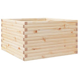 Jardinière 80x80x46 cm bois de pin massif