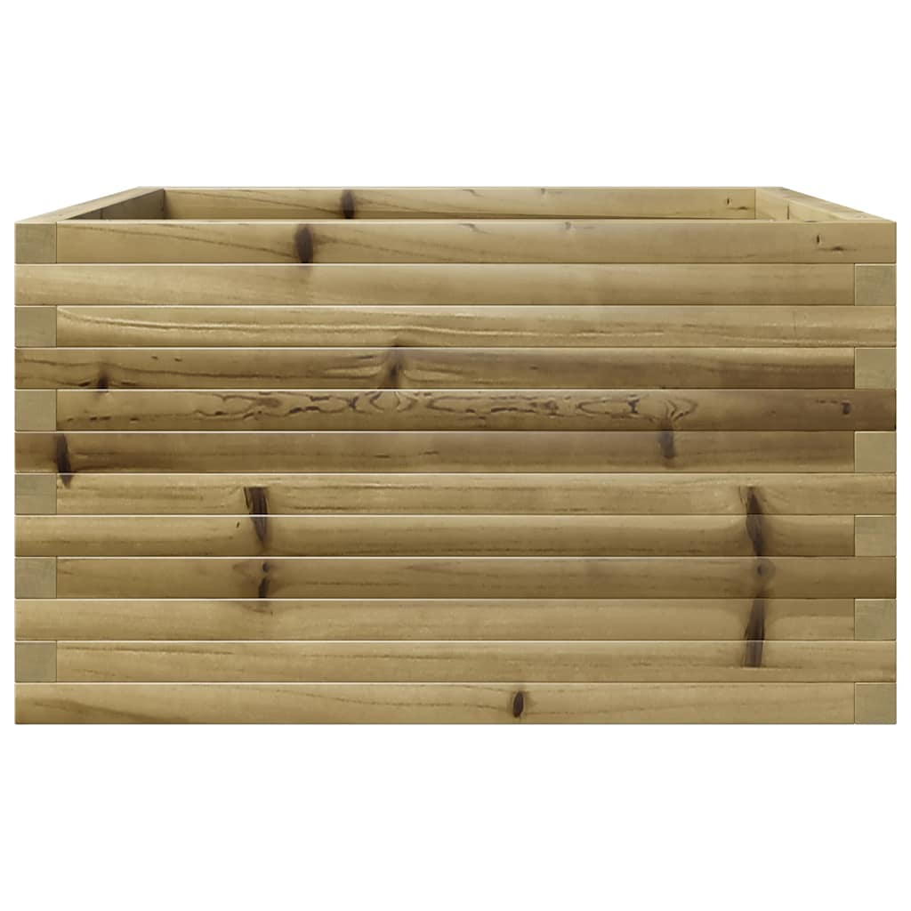 Jardinière 80x80x46 cm bois de pin imprégné