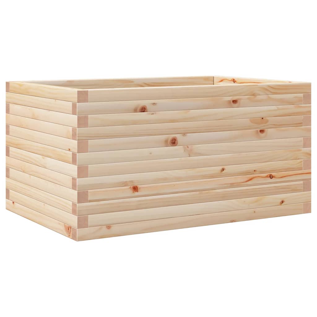 Jardinière 90x60x46 cm bois de pin massif