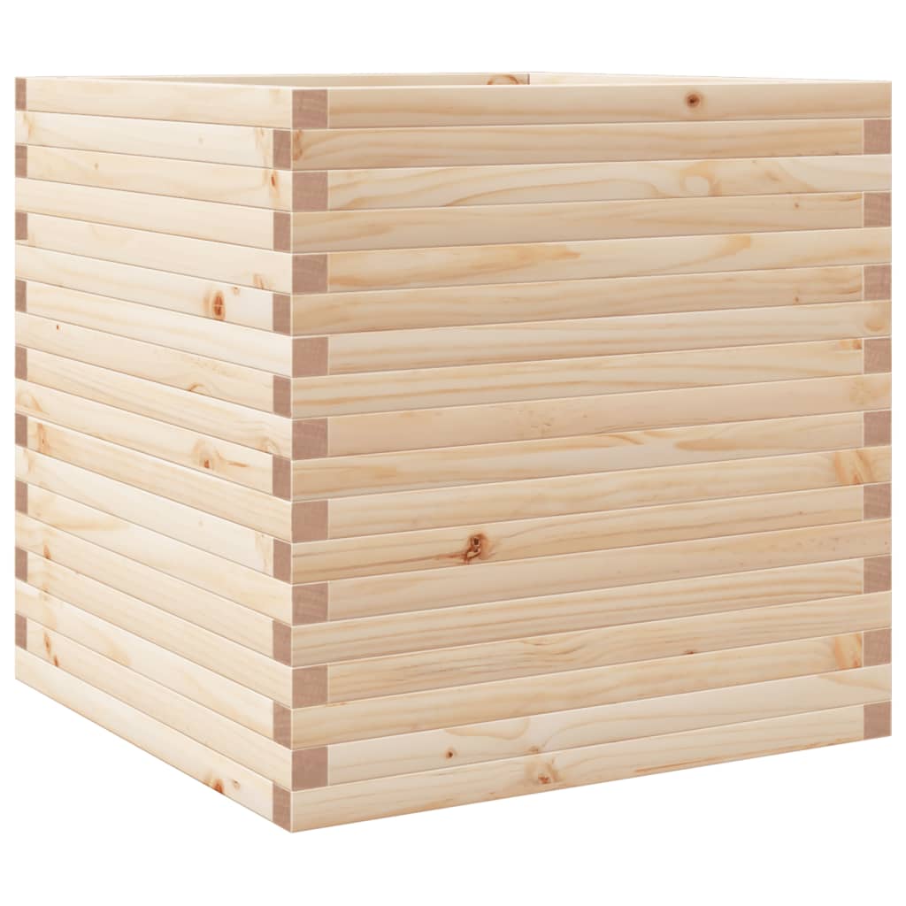 Jardinière 70x70x68,5 cm bois de pin massif