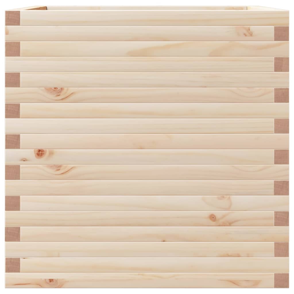 Jardinière 70x70x68,5 cm bois de pin massif