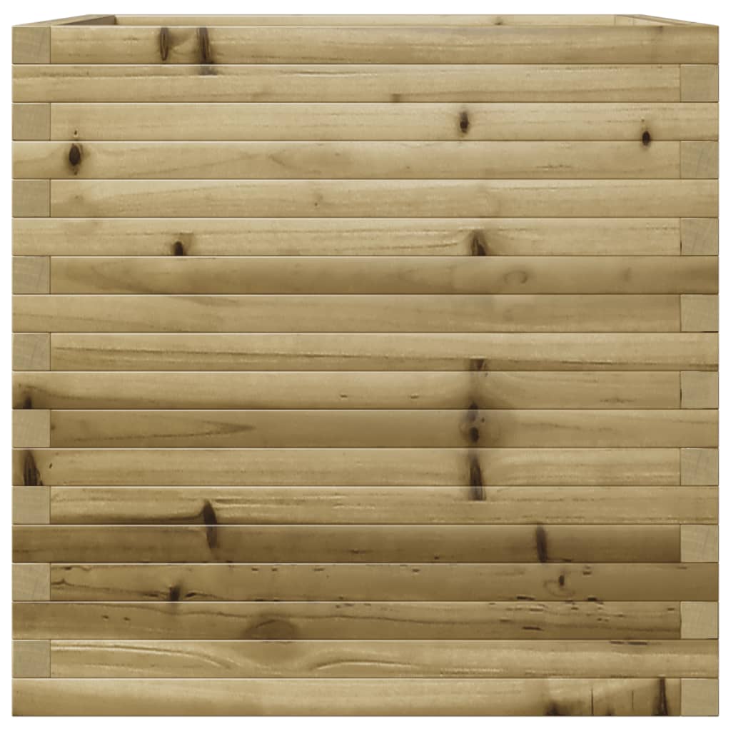 Jardinière 70x70x68,5 cm bois de pin imprégné