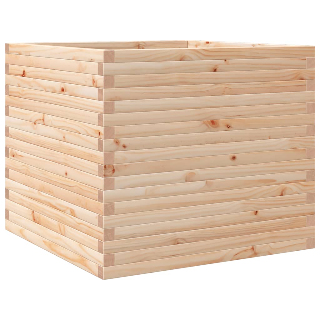 Jardinière 80x80x68,5 cm bois de pin massif