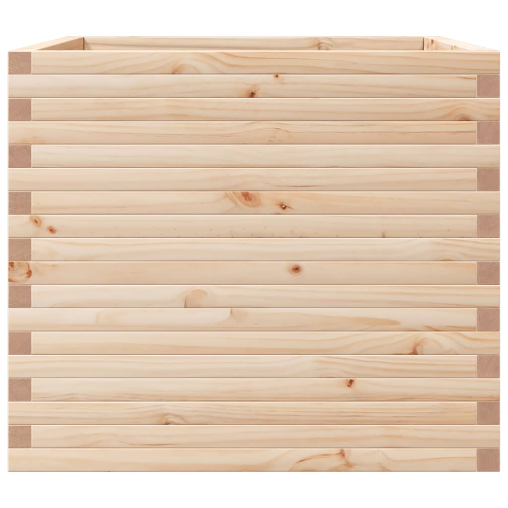 Jardinière 80x80x68,5 cm bois de pin massif