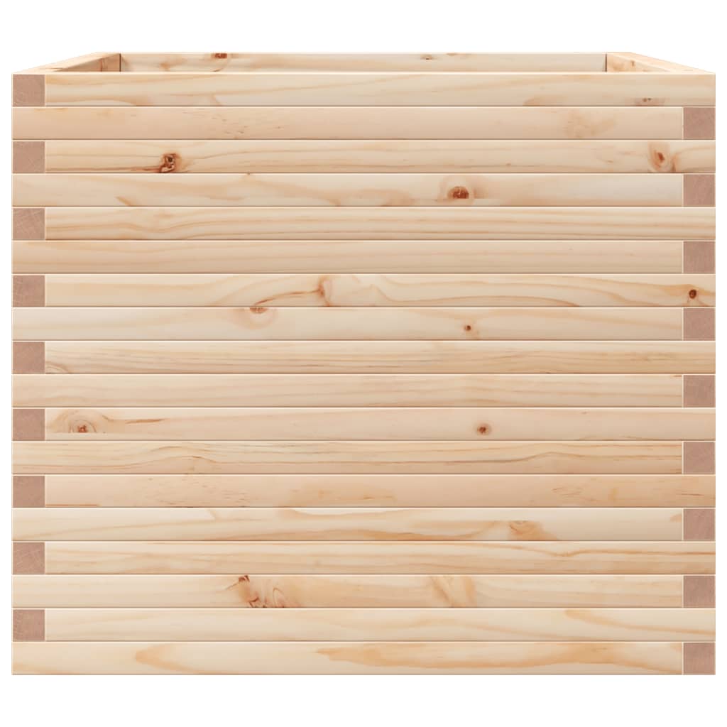 Jardinière 80x80x68,5 cm bois de pin massif