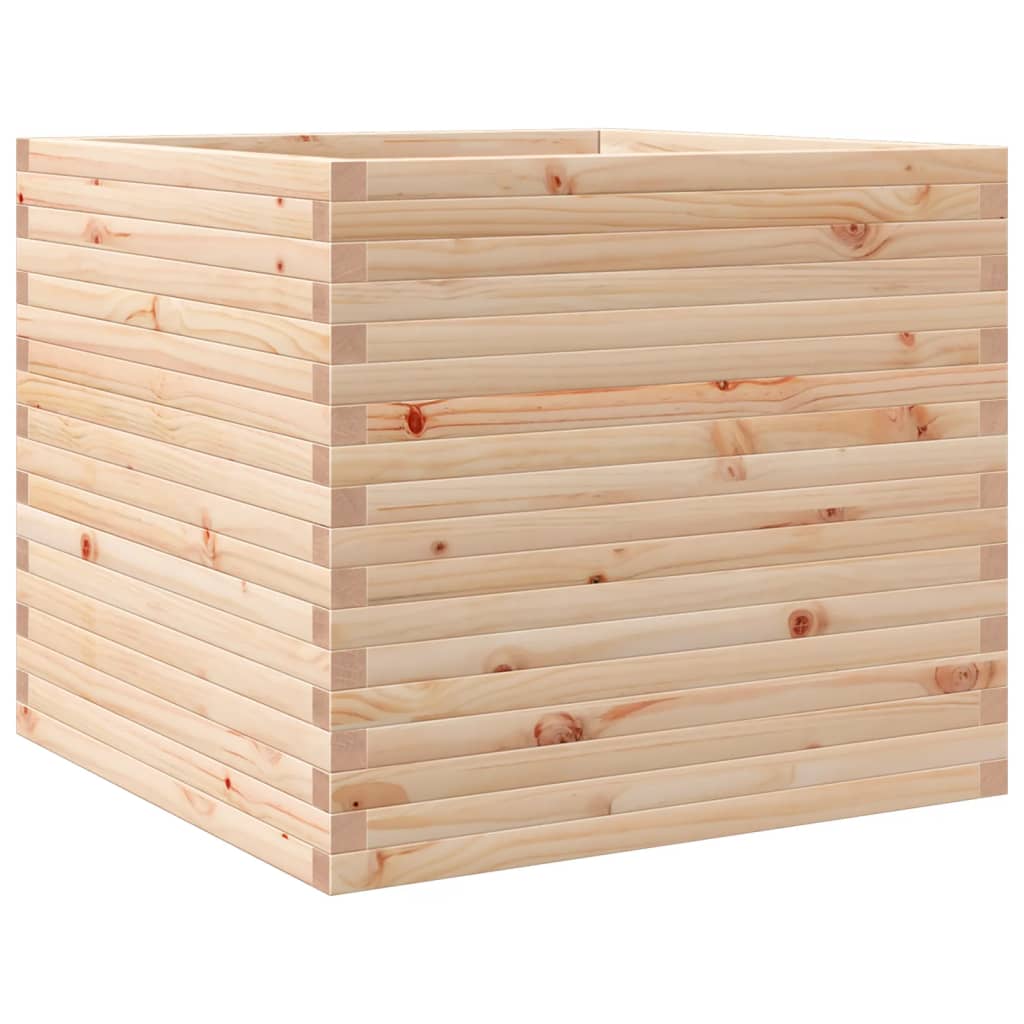 Jardinière 80x80x68,5 cm bois de pin massif