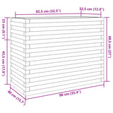 Jardinière 90x40x68,5 cm bois de pin massif