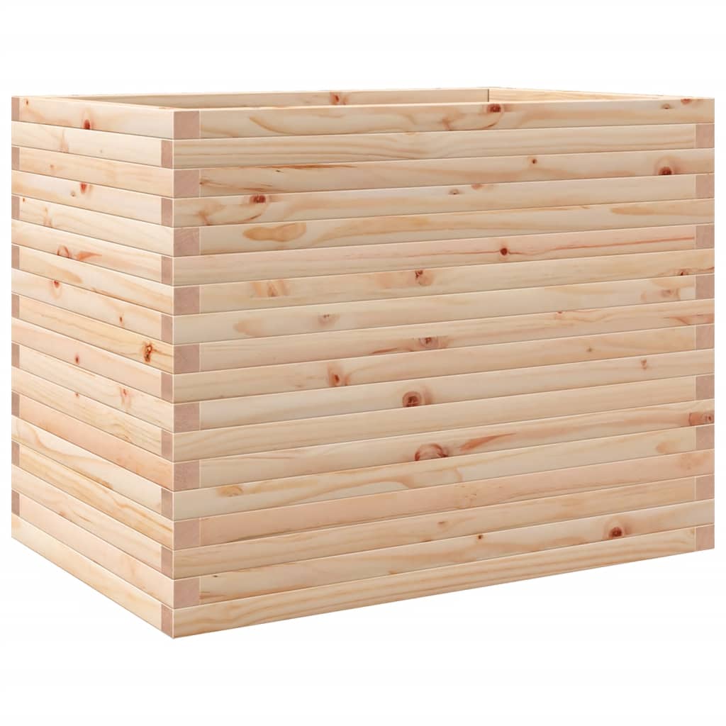 Jardinière 90x60x68,5 cm bois de pin massif