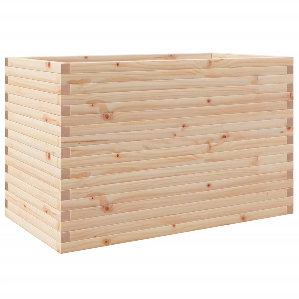 Jardinière 110x60x68,5 cm bois de pin massif